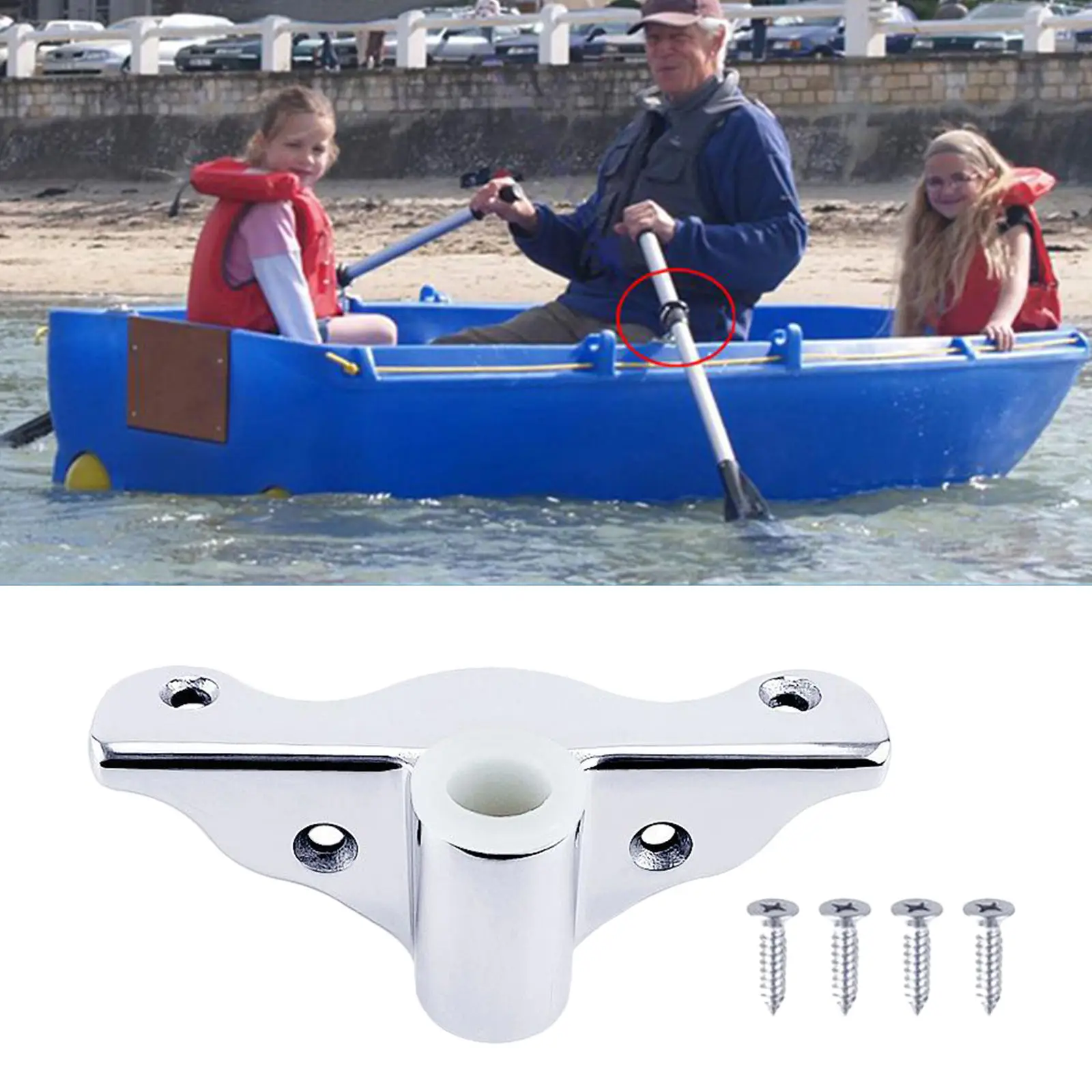 

Кронштейн опорный для лодки из нержавеющей стали 316