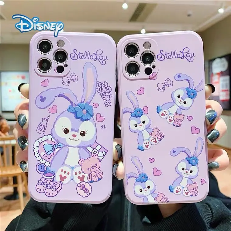 

Disney StellaLou Cartoon Mobile Phone Case for iPhone 13 12 11 Pro Max Mini XR XS 7 8 Plus Cute Girl Cell Phone Back Covers