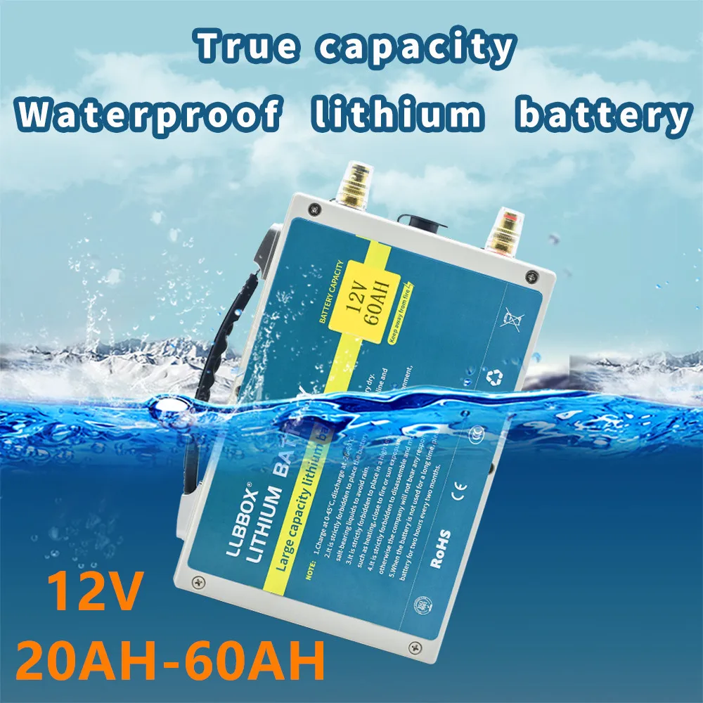 Истинная емкость 12V 20AH 30AH 40AH 50AH 60AH ионно литиевая аккумуляторная батарея истинная