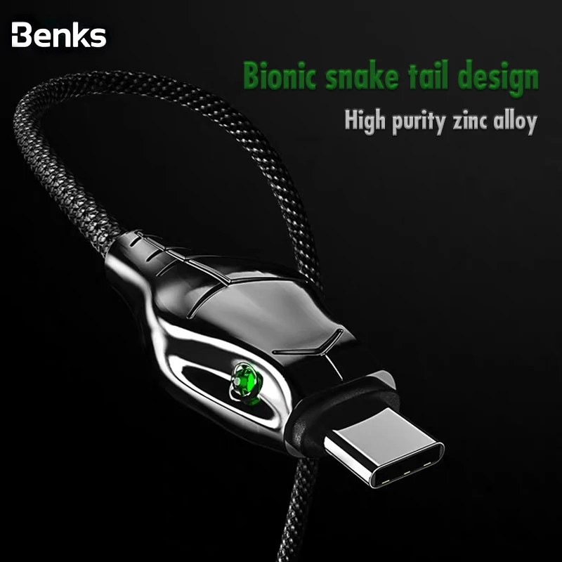 Benks 5A USB Type C кабель для быстрой зарядки Huawei Mate 30 20 P30 P20 Pro Samsung S9 S10 Xiaomi Mi 8 передачи
