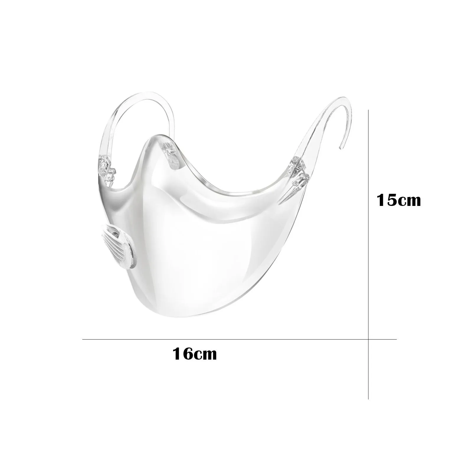 

2pc Colorful Durable Transparent Mask Face Combine Plastic Reusable Clear Face Shield Masks Outdoor Windproof Mondkapjes