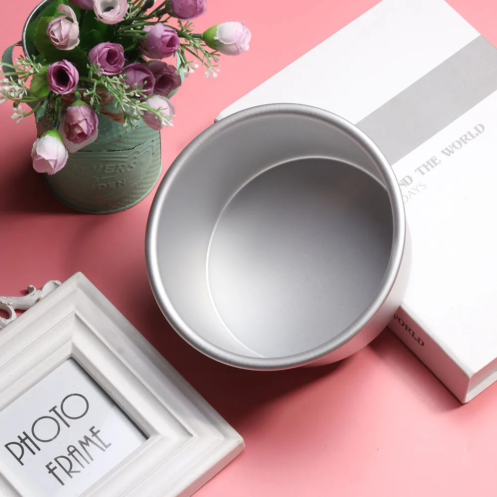 4/6/8 дюймов Алюминий сплав круглая форма для выпечки кекса выпекания с