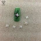 LEAMX 10 шт. серебристый новый стиль алмазные ювелирные изделия AB цветные 3d украшения для ногтей орнамент наклейка для ногтей ПАСТА ИНСТРУМЕНТ NO.20