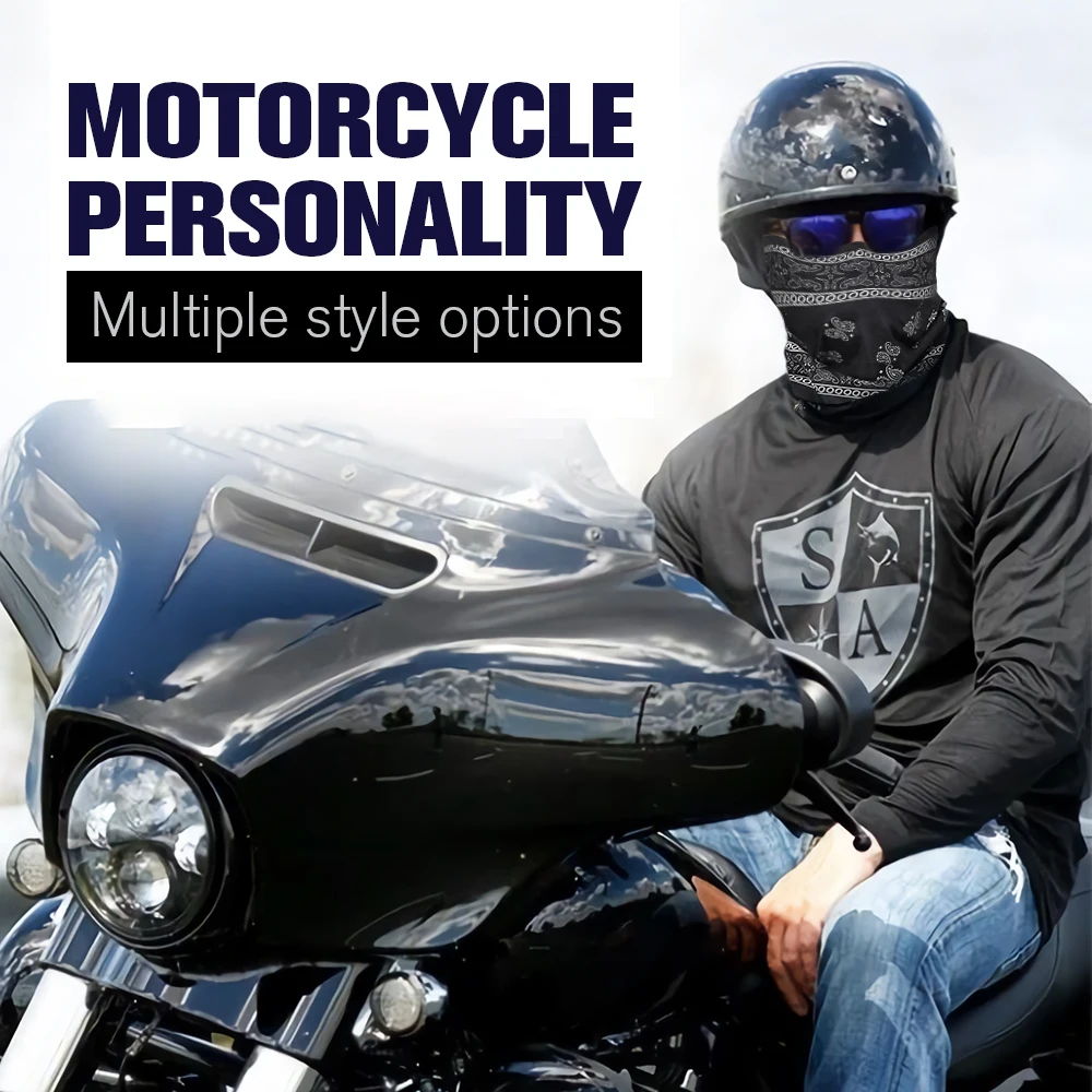 Мотоцикл маска для лица против УФ мотоцикла защитный лицевой щиток Балаклава из