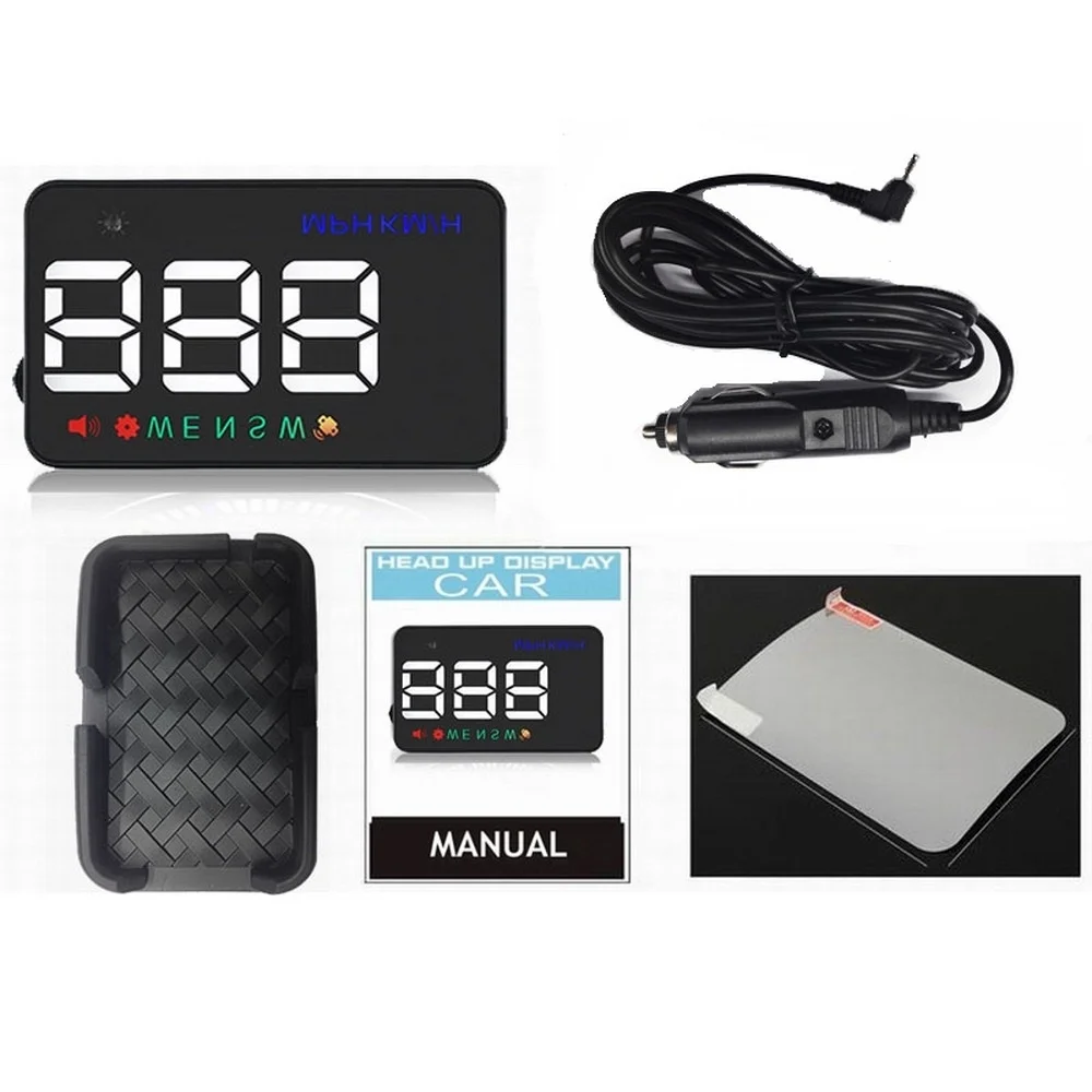 Дисплей на лобовое стекло 3 5 дюйма Автомобильный GPS дисплей белый автомобильный