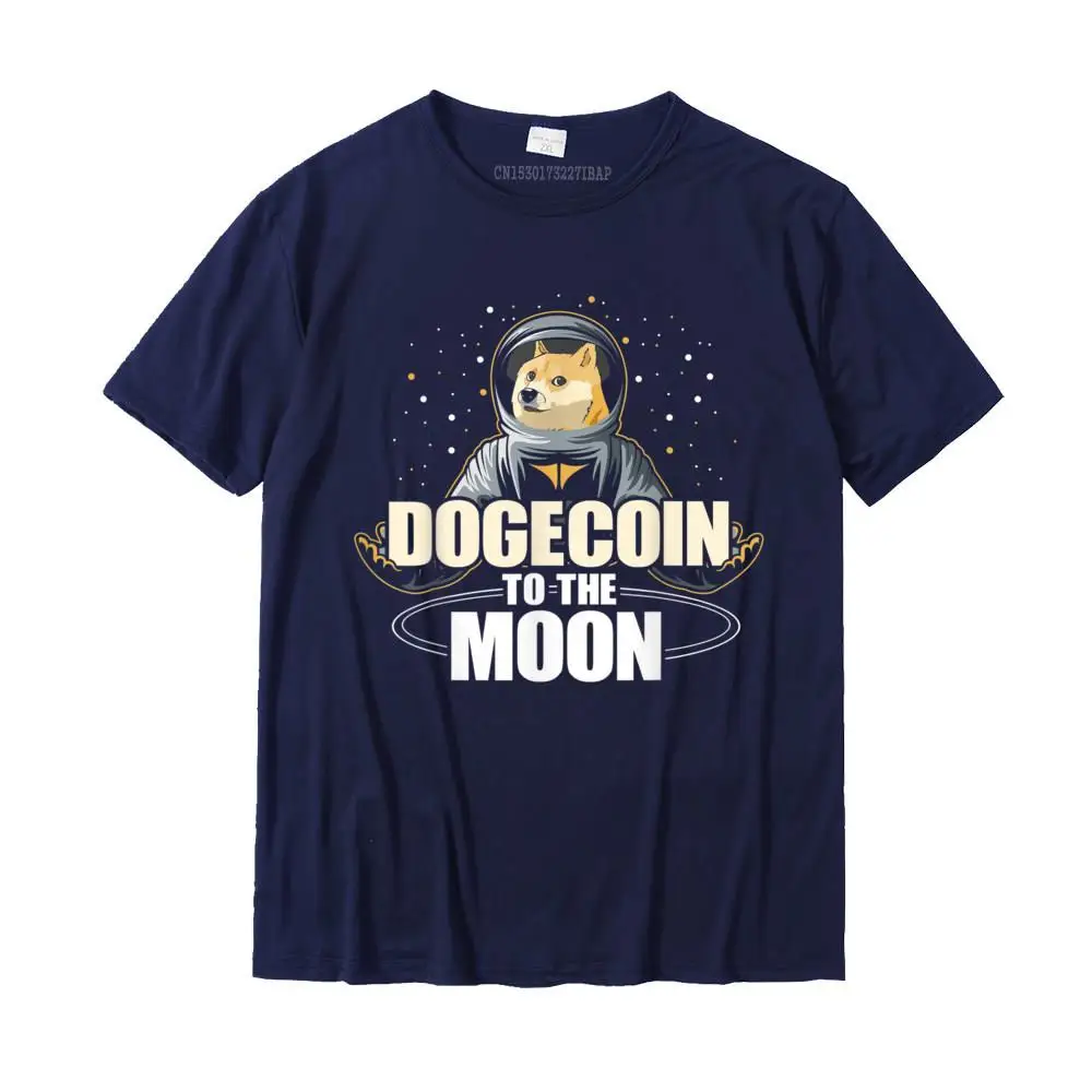 Забавная футболка Dogecoin To The Moon с принтом криптовалюты Мужская хлопковая |