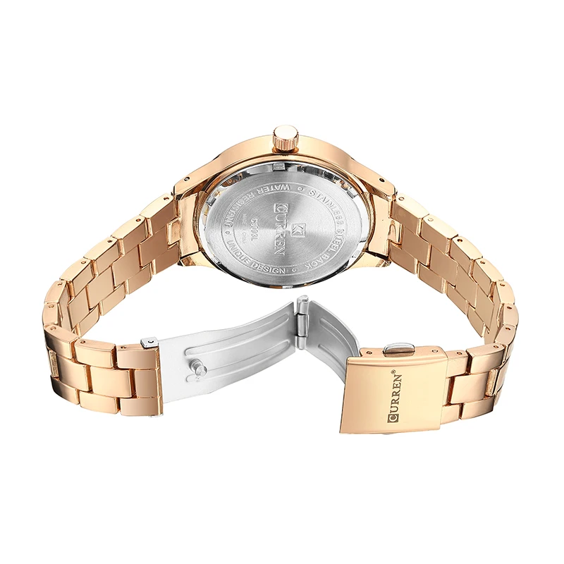 

CURREN Brand Fashion Dress Quartz Ladies Watch Crystals Full Steel Women's Wristwatches Women Gifts Clock Relogio Feminino
