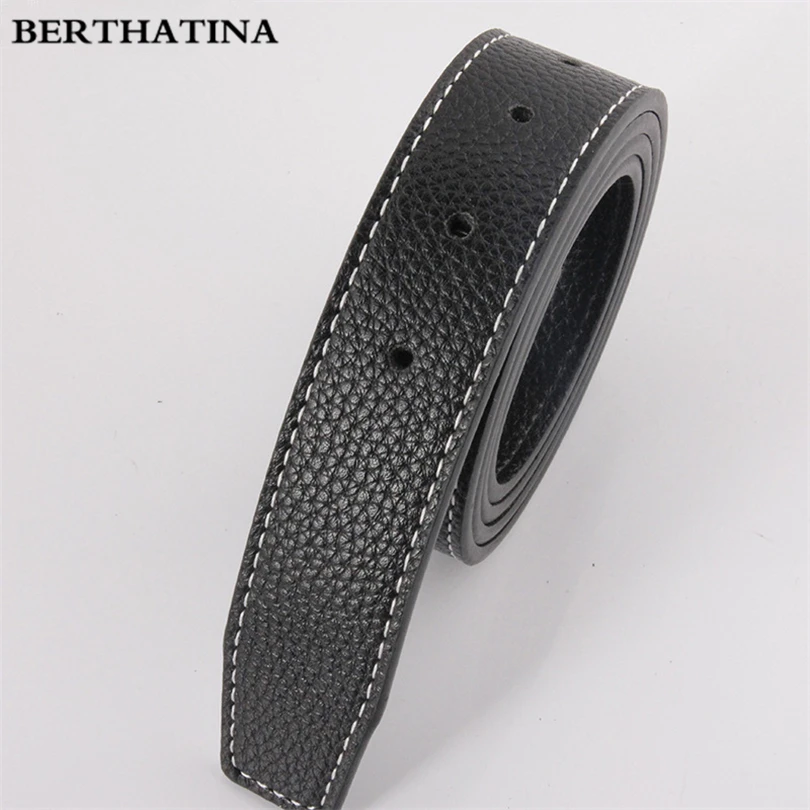 Роскошный ремень без пряжки бренд H мужской высокого качества из натуральной