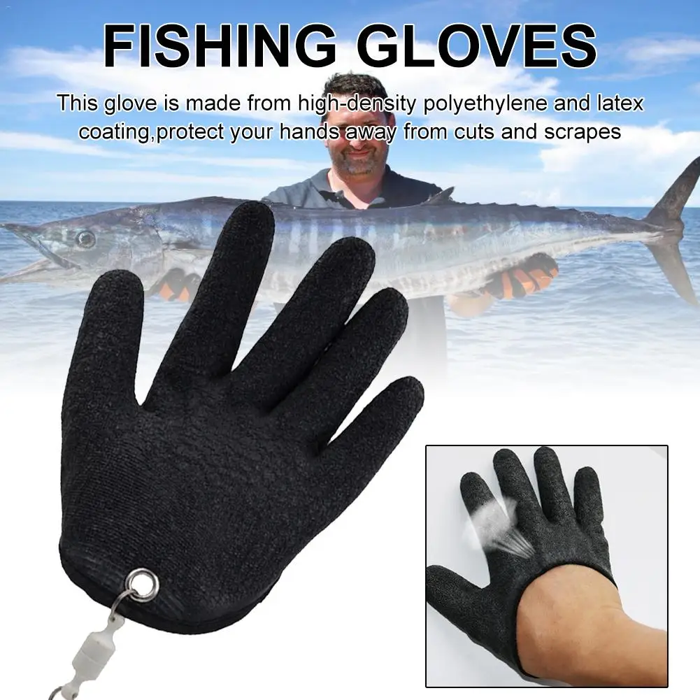 

Перчатки для рыбалки защищают руки от проколов, профессиональные рыболовные перчатки с магнитным креплением
