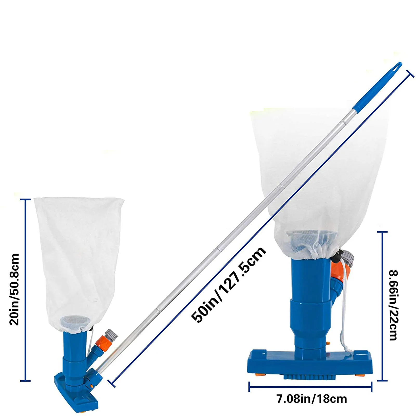 

Swimming Pool Vacuum Cleaner Cleaning Disinfect Tool Suction Head Pond Fountain Spa Pool Vacuum Cleaner Brush With Handle Eu/us