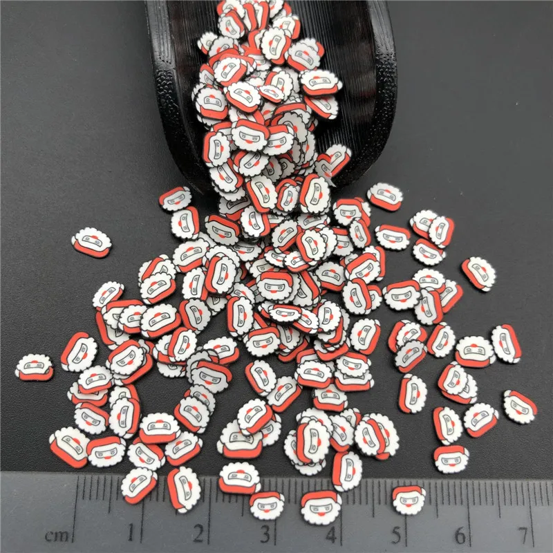 50 г Рождественская Санта Клаус Полимерная глина посыпать для детей сделай сам