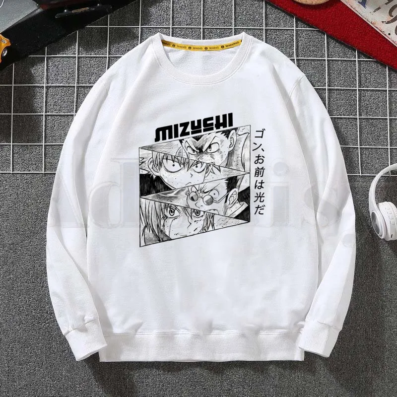 Мужская толстовка Hunter X Hxh Killua Zoldyck Hisoka с аниме принтом модная худи графическим