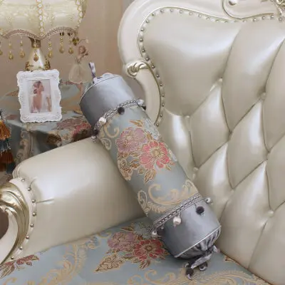 STYLE 8 LeRadore роскошный Европейский Чистый хлопок подушку Чехол Лучшая Мода цилиндр наволочка 15*50 см - Цвет: STYLE 8