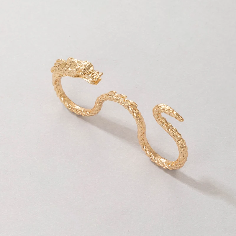 Кольцо женское из металлического сплава золотого цвета с подвеской в виде