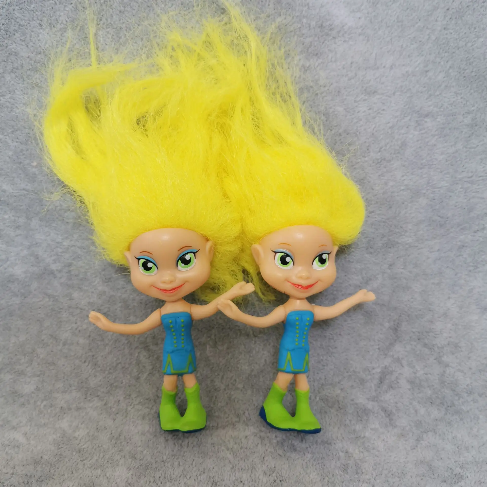 2 шт. с героями мультфильма тролли несимпатичный ребенок Бобби погрузить волосы