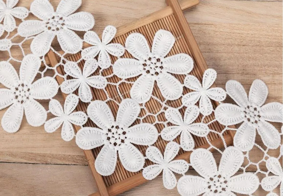 Аксессуары для одежды кружевная вышивка штрих кодов сделай сам из молочного