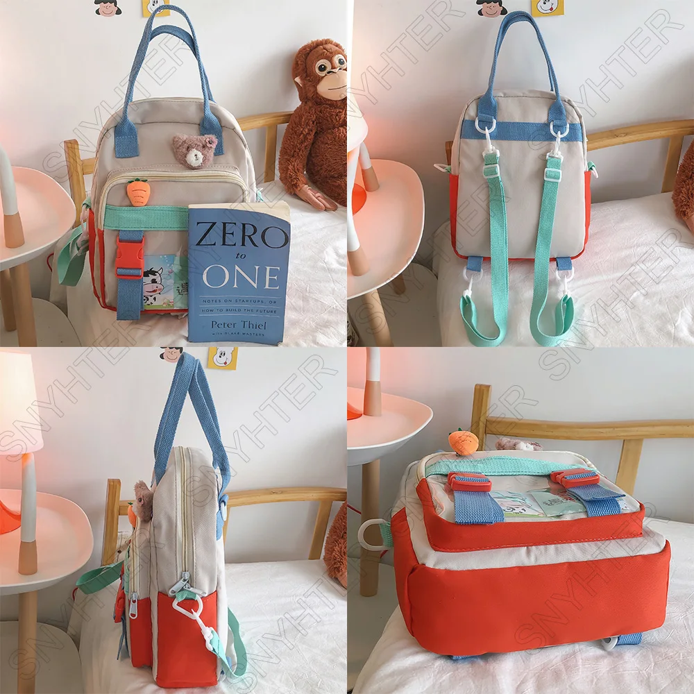 

Women Kawaii Clear Shoulder Bag Girl Waterproof Transparent Tote Bag Fashion Handbag Female Cute Lady shopper Harajuku Crossbody