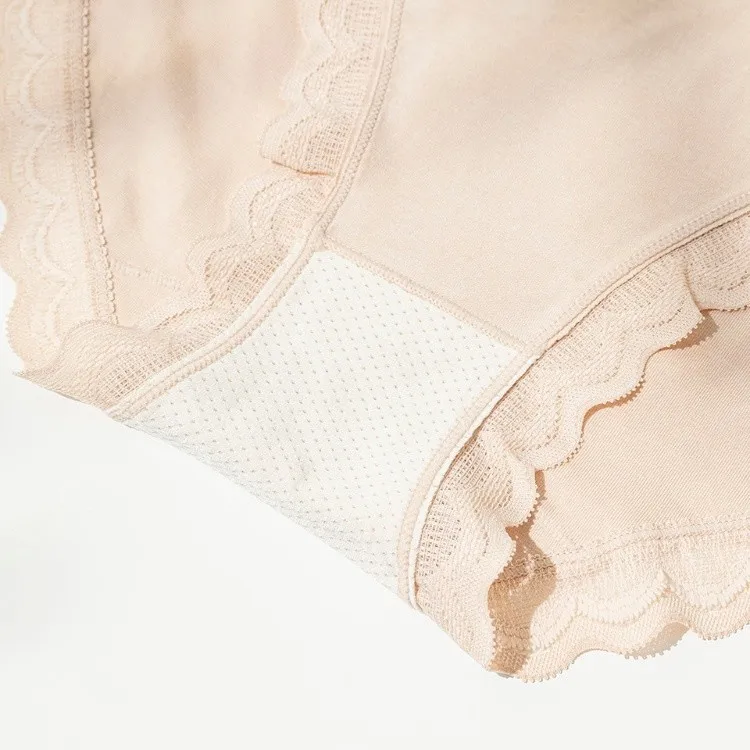 

Cotton color lace panties with bow cute girly panties
