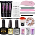 Арте Clavo гель основа верхнее покрытие замочить от строителя гель для ногтей набор маникюрный набор электрическая дрель для ногтей набор инструментов для ногтей 6 Вт УФ и светодиодный Новый светильник