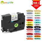 TZe-231 лента для этикеток, совместимая с принтером для этикеток Brother, лента для этикеток TZ-231, te-231, 12 мм, ламинированная лента tz231, принтер для этикеток