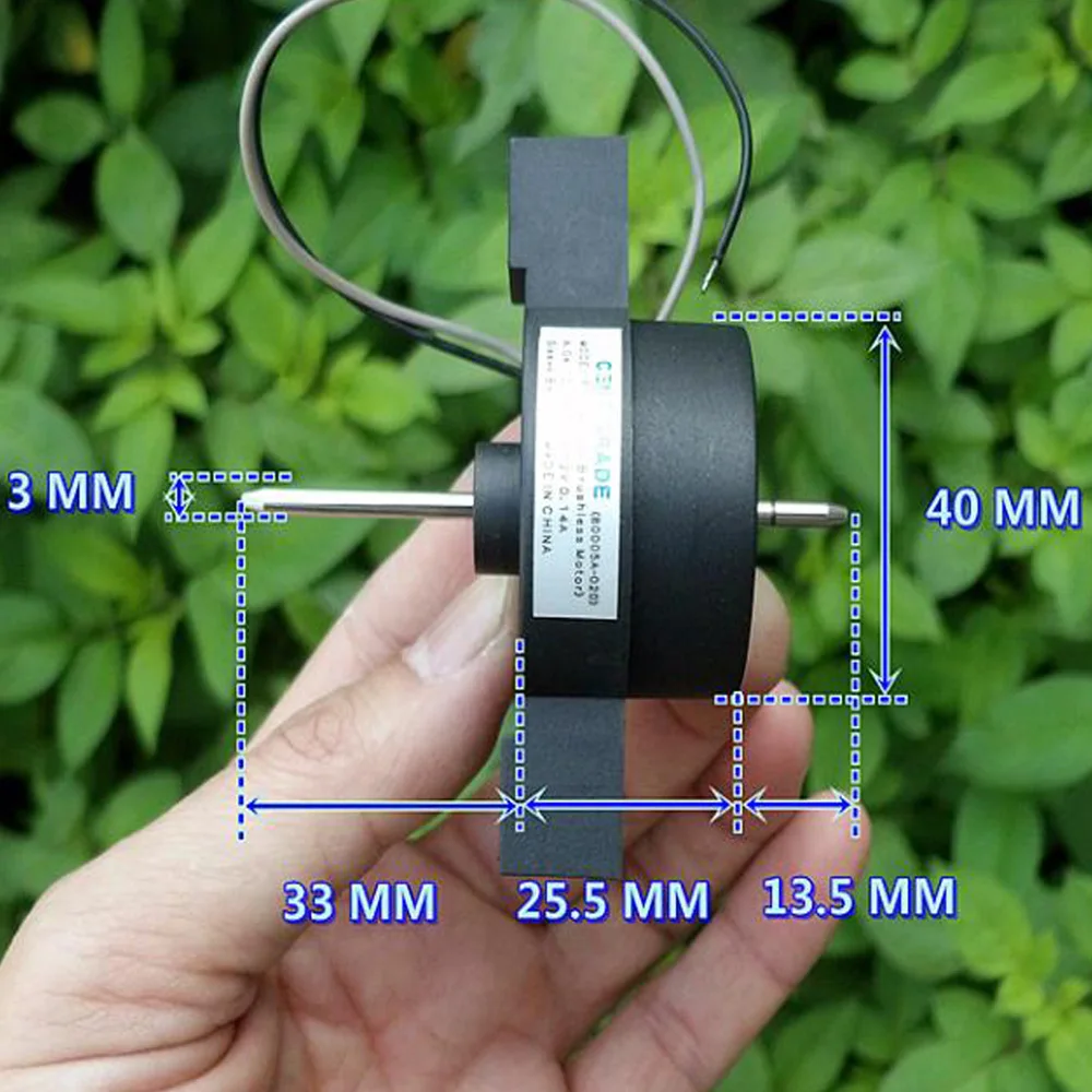 Бесщеточный двигатель постоянного тока 12 В 4000 А об/мин бесшумная Встроенная