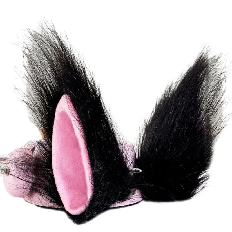 Заколки для волос с кошачьими и волчьими ушками 9 см|Аксессуары костюмов| |