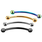 Титановая Штанга Для Пирсинга Ушей, 10 шт.лот, G23, 16 г