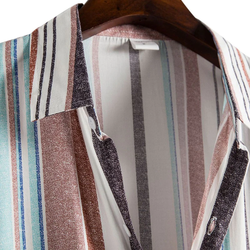 

Summer Striped Men Tops T Shirts For Fashion Short Sleeve Tee Floral Shirts Tee Beach Soft Breathe Man Shirts Casual Hot sale