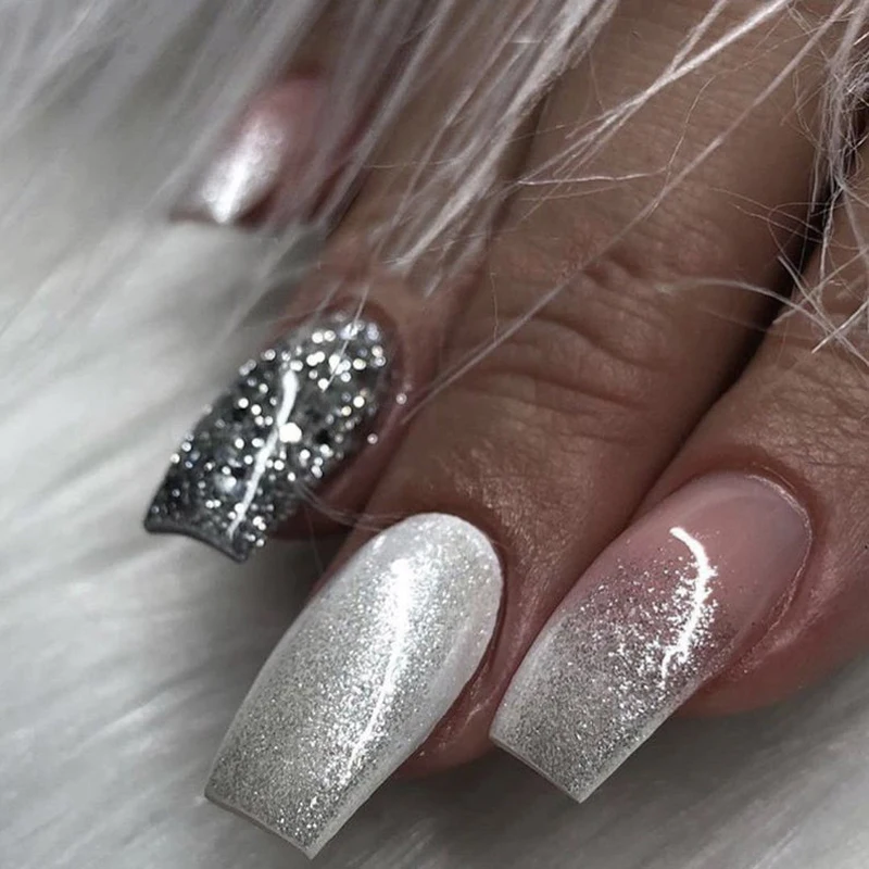 

20g Diamond Dazzle Nail Glitter Unicorn Iridescent Dust Pigment Nail/Face/Eye Shiny Glitter Dust Chrome Gel Nail Art Glitter&*&