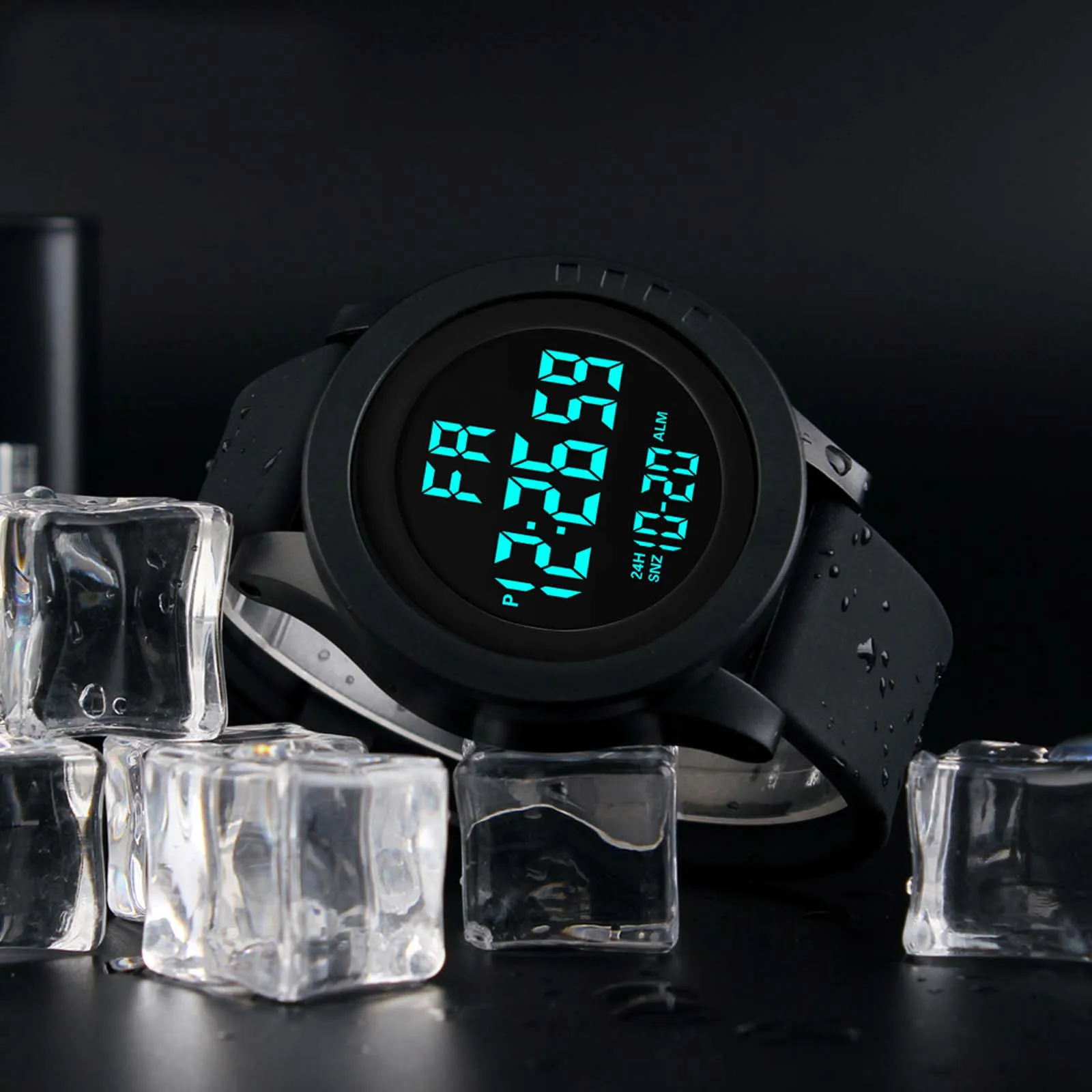 Мужские и женские деловые ультратонкие электронные часы HONHX с цифровым