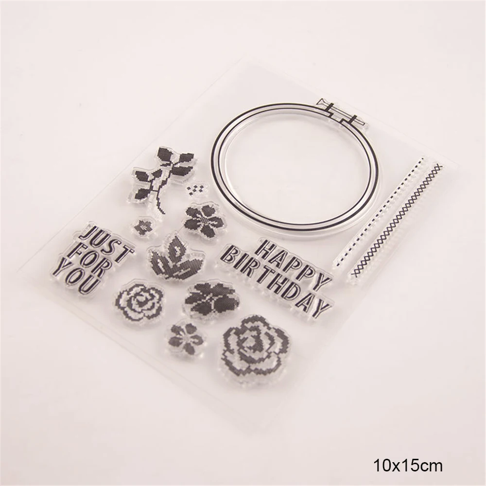 Набор штампов и для вырезания крестиком штампы скрапбукинга рукоделия