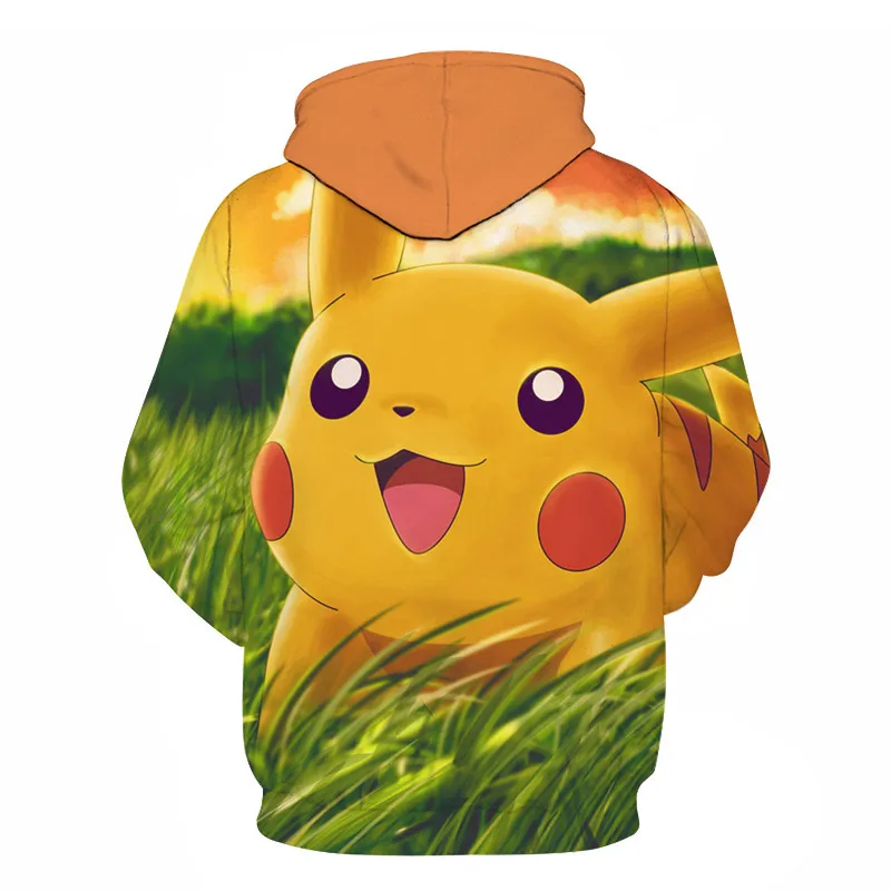 Пикачу из Pokemon Go 3D Толстовка с рисунком толстовки для мужчин и женщин Umbreon толстовки с капюшоном для мужчин пуловер куртка игровая Одежда для мальчиков
