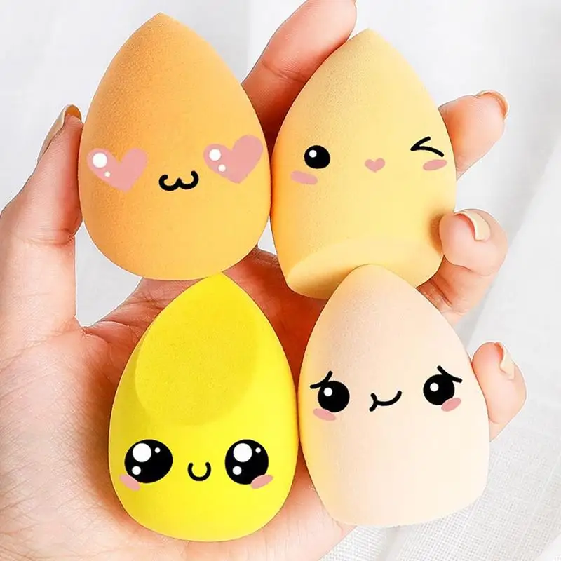 Новый косметический набор яиц для массажа лица Пуховок корректор порошок