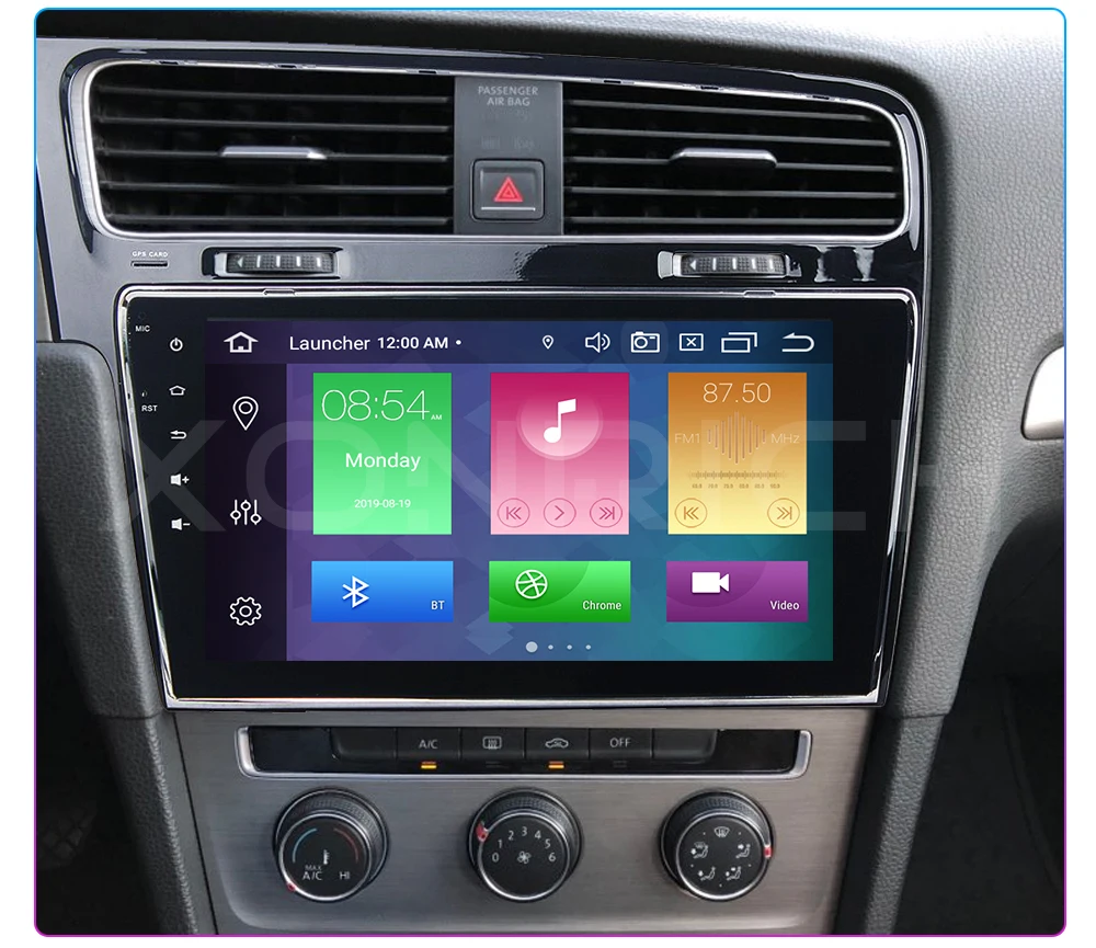 Автомагнитола Xonrich ips 1Din Android 9 автомобильный мультимедийный плеер для Volkswagen VW Golf 7 Стерео gps навигационный головное устройство DSP 4G ram