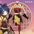 Новинка 2021 г., косплей-костюм для игры Genshin Impact, полный комплект Xiangling, Женский костюм на Хэллоуин для взрослых, аниме одежда Xiang Ling