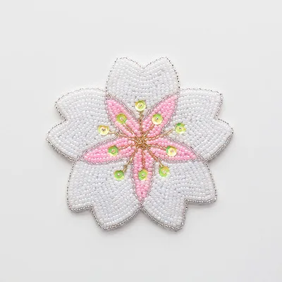 Девушка вишневый цвет coaster bling оригинальные подставки Милая миска коврик из бисера изоляционный столик-мат коврик - Цвет: Темный хаки
