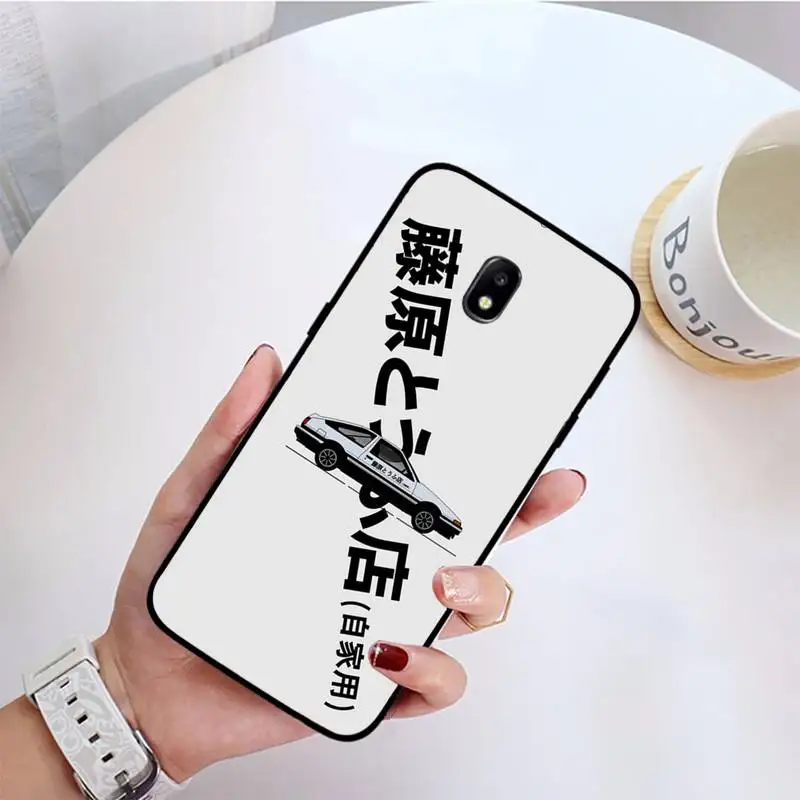

YNDFCNB Initial D Phone Case For Samsung Galaxy J200 J2 Prime J2 Pro J6 2018 J250 J4 Plus J415 J5 Prime J7 J737 J710 J7