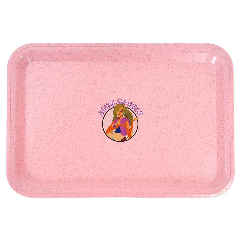 

LADY HORNET Biodegradable Material Tobacco Rolling Tray Environmentally Cigarette Container Tray Smoke Rolling Paper Plate