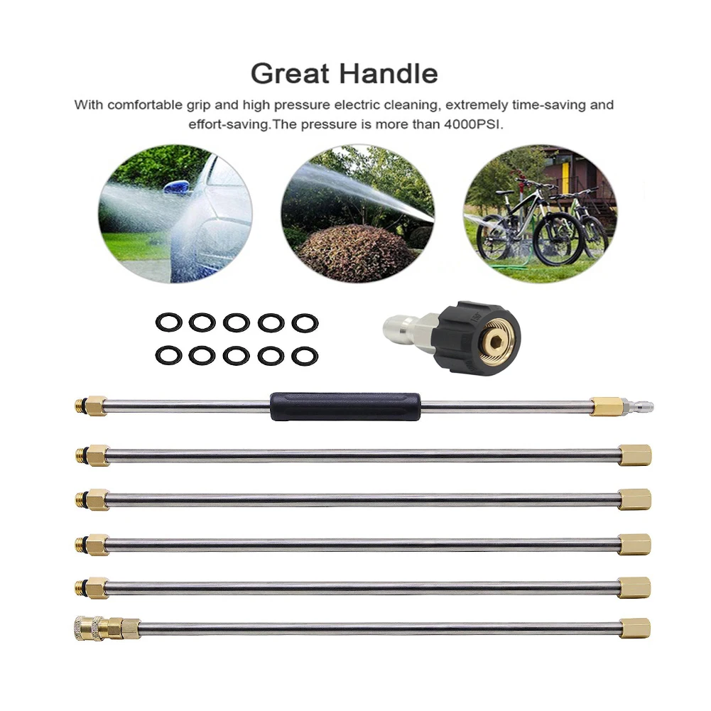 

High Pressure Water Gun Lengthening Rod 4000PSI Sprinkler M22 Model (Carton)