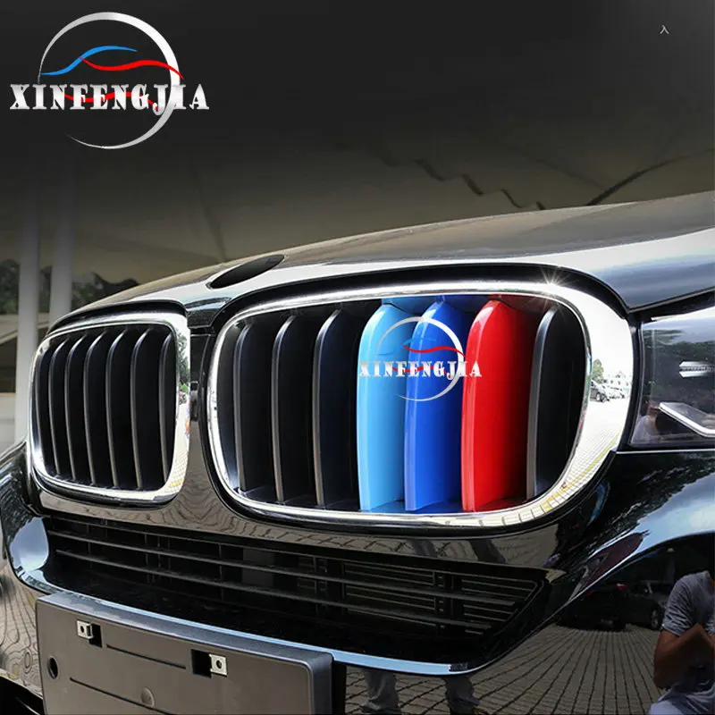 Решетка радиатора для BMW X1 X3 X4 X5 X6 E84 E70 E71 F15 F16 F25 F26 G01 G02 G05 M 3 цвета передняя решетка |