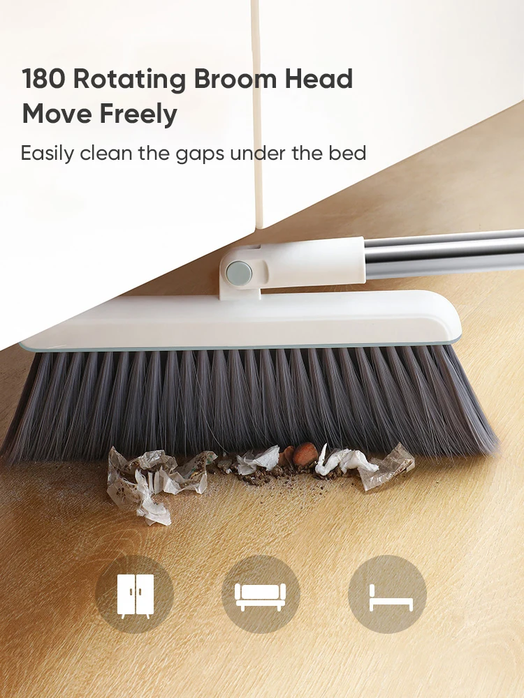 Метла и пылесборник JOYBOS набор для уборки дома ветрозащитная герметичная щетка