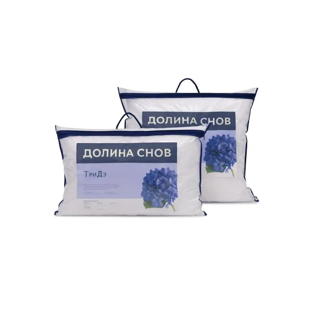 Подушка Ecotex ТриДэ | 50x70 см 70x70 Дом и сад