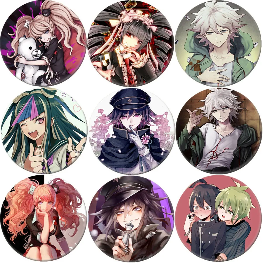 Симпатичная аниме Danganronpa:Trigger Happy Havoc Monokuma брошь значок косплея Рюкзак Кнопка