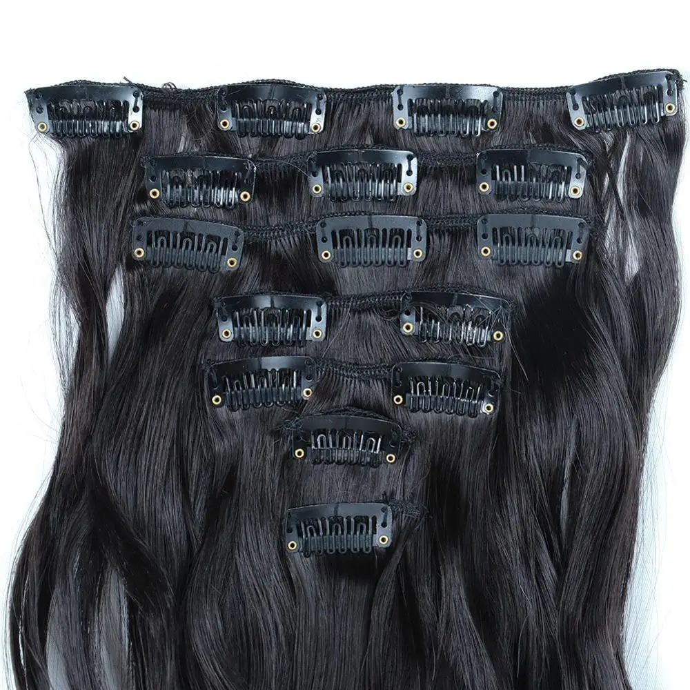 Волнистые синтетические волосы для наращивания Valenwigs 7 шт./компл. 22 &quot130 г