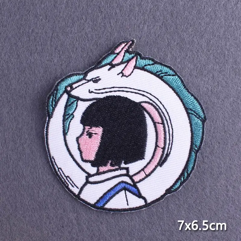 Мультяшные нашивки с животными аниме термоклейкие для одежды китами наклейки