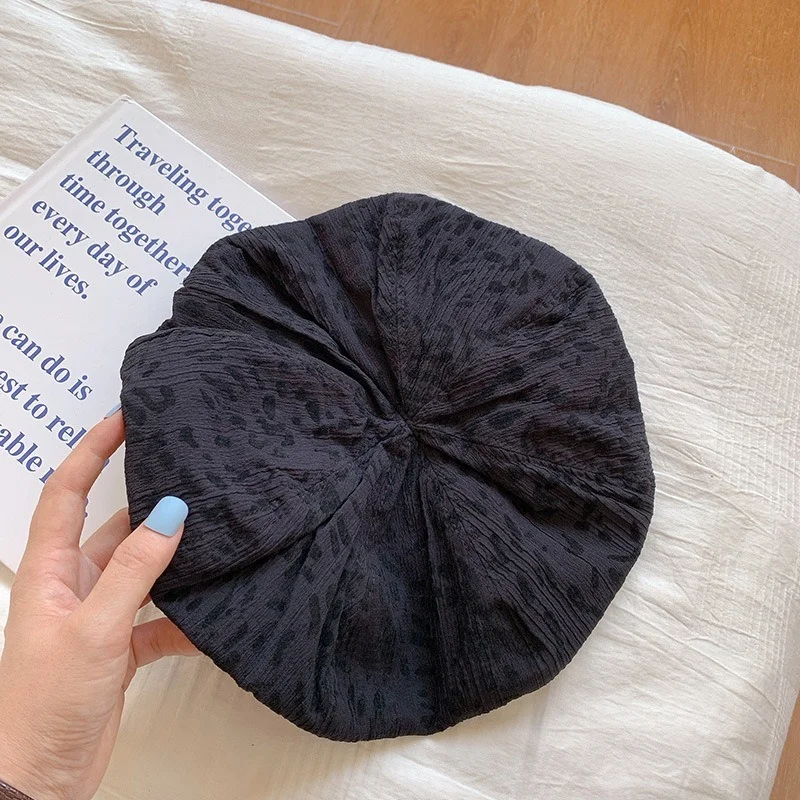 

New Cow Beret Hat Women Cloud Hat Female Girl Autumn Winter Vintage Cute Octagonal Painter Hat Outdoor Travel Fashion Berets