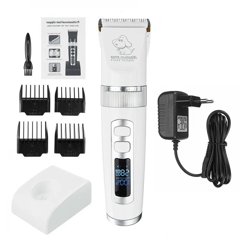 2000 мА/ч Электрический заряжаемый триммер для шерсти домашних животных кошек