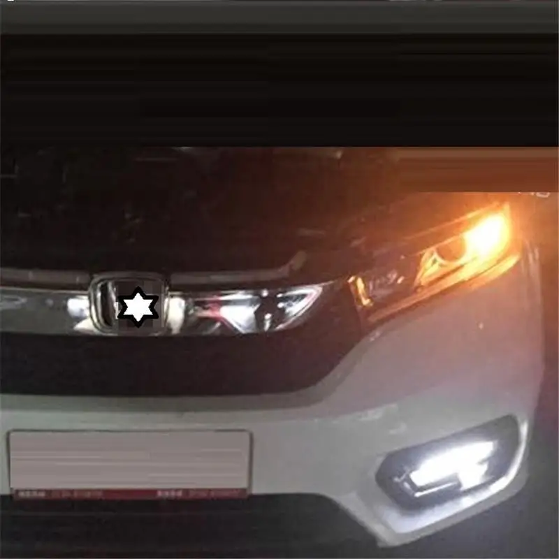 Drl Automovil Cob дневные ходовые авто лампы Автомобильные светодиодные фары передние противотуманные задние Автомобильные фары в сборе 17 для Honda Avancier