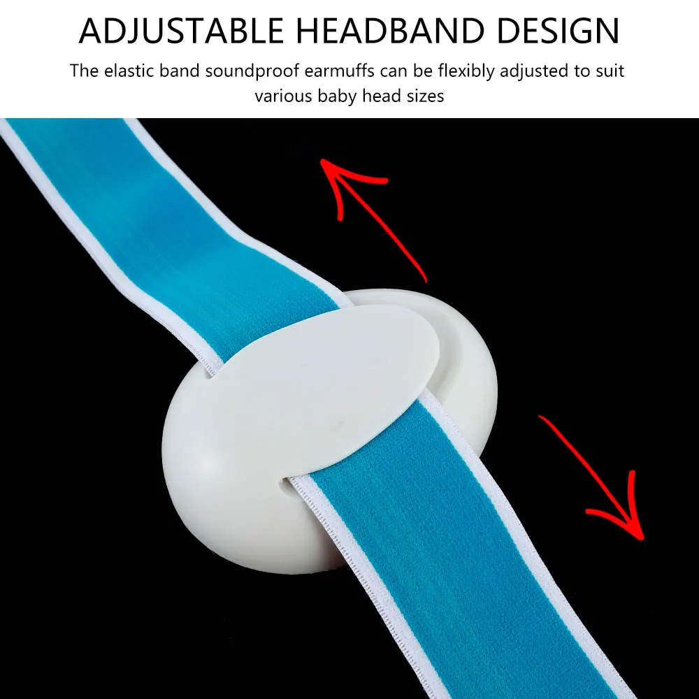 Детские шумоподавляющие наушники защитники ушей с регулируемой повязкой мягкие