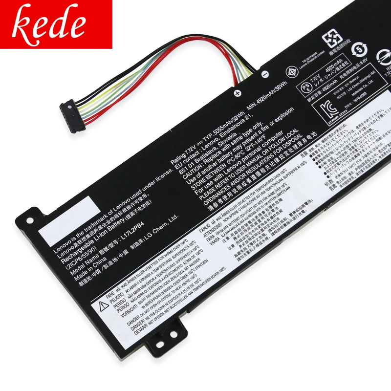 Kede Оригинальный аккумулятор для ноутбука lenovo ideapad V530 14 15 L17M2PB4 L17M2PB3 L17L2PB3 L17L2PB4 L17C2PB3